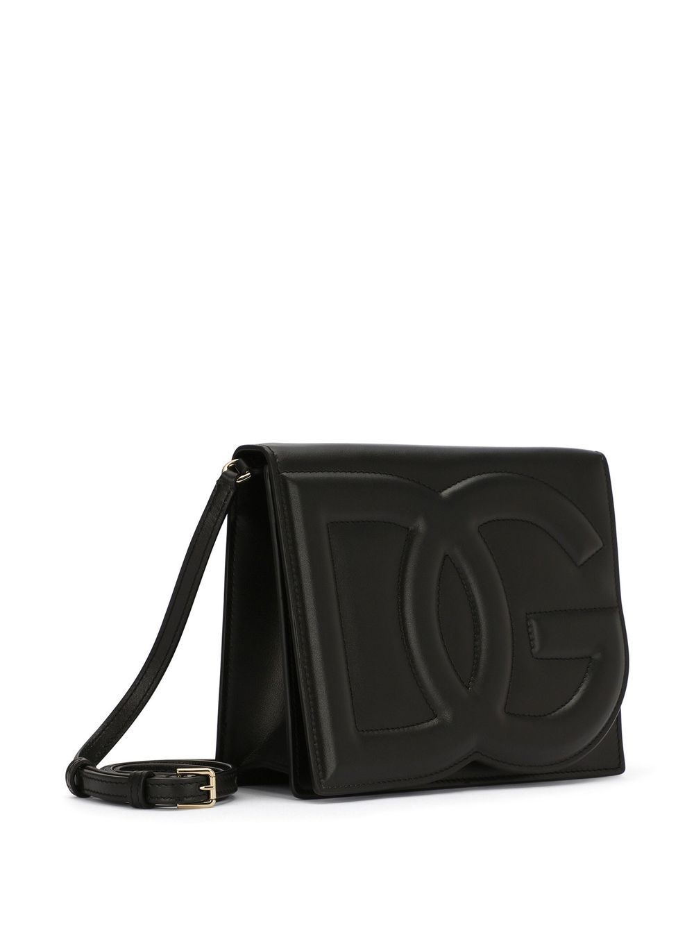 DG LOGO LEATHER CROSSBODY BAG