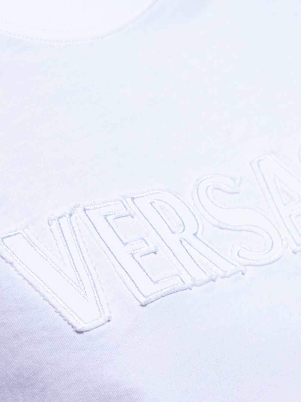 FRINGED LOGO T-SHIRT