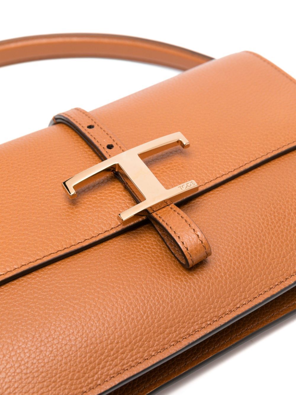 LEATHER T TIMELESS MINI FLAP BAG
