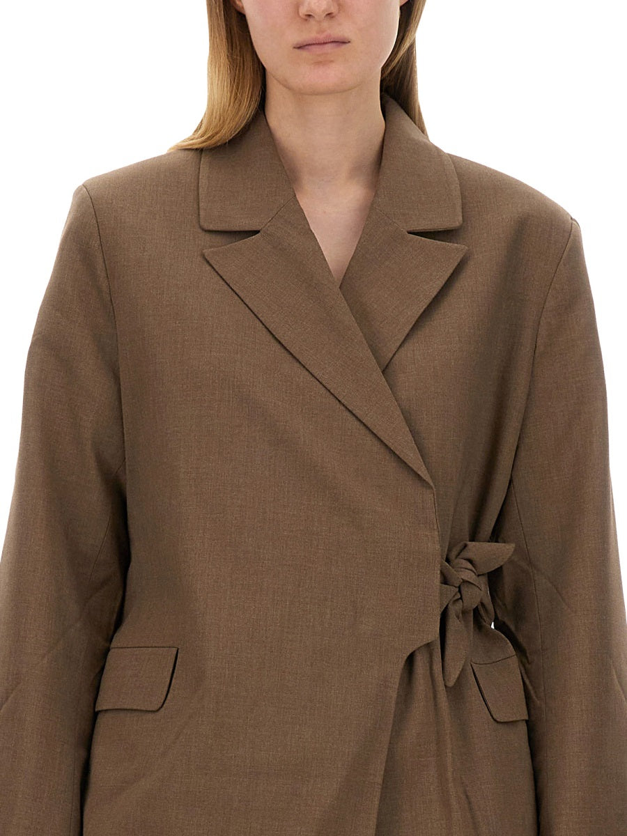 ASYMMETRICAL BLAZER