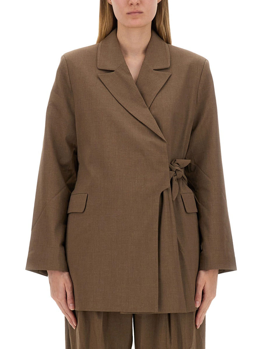 ASYMMETRICAL BLAZER