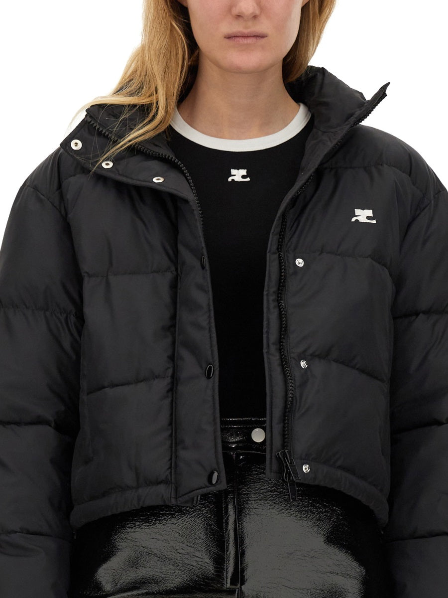 DOWN JACKET WITH LOGO