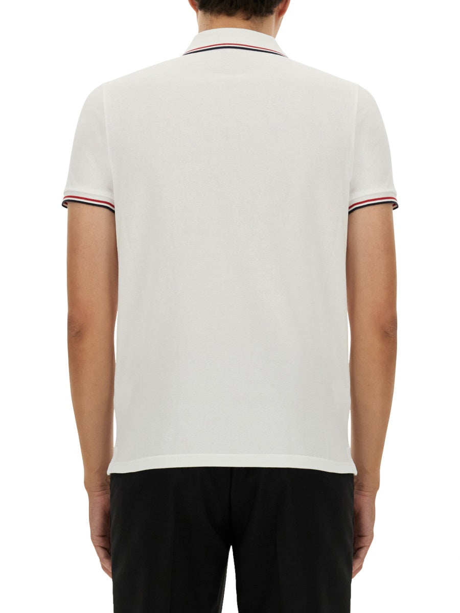 POLO WITH LOGO PATCH