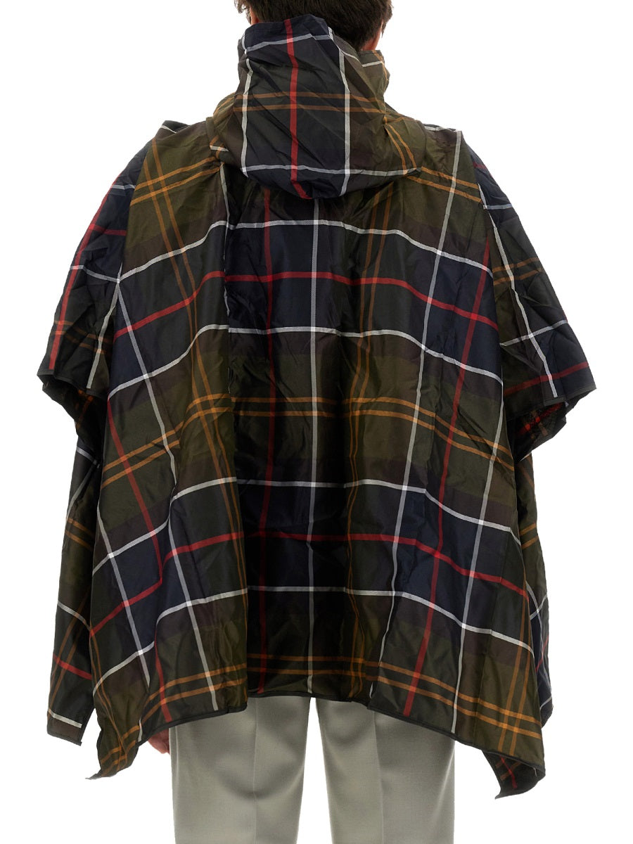 PONCHO CON MOTIVO TARTAN