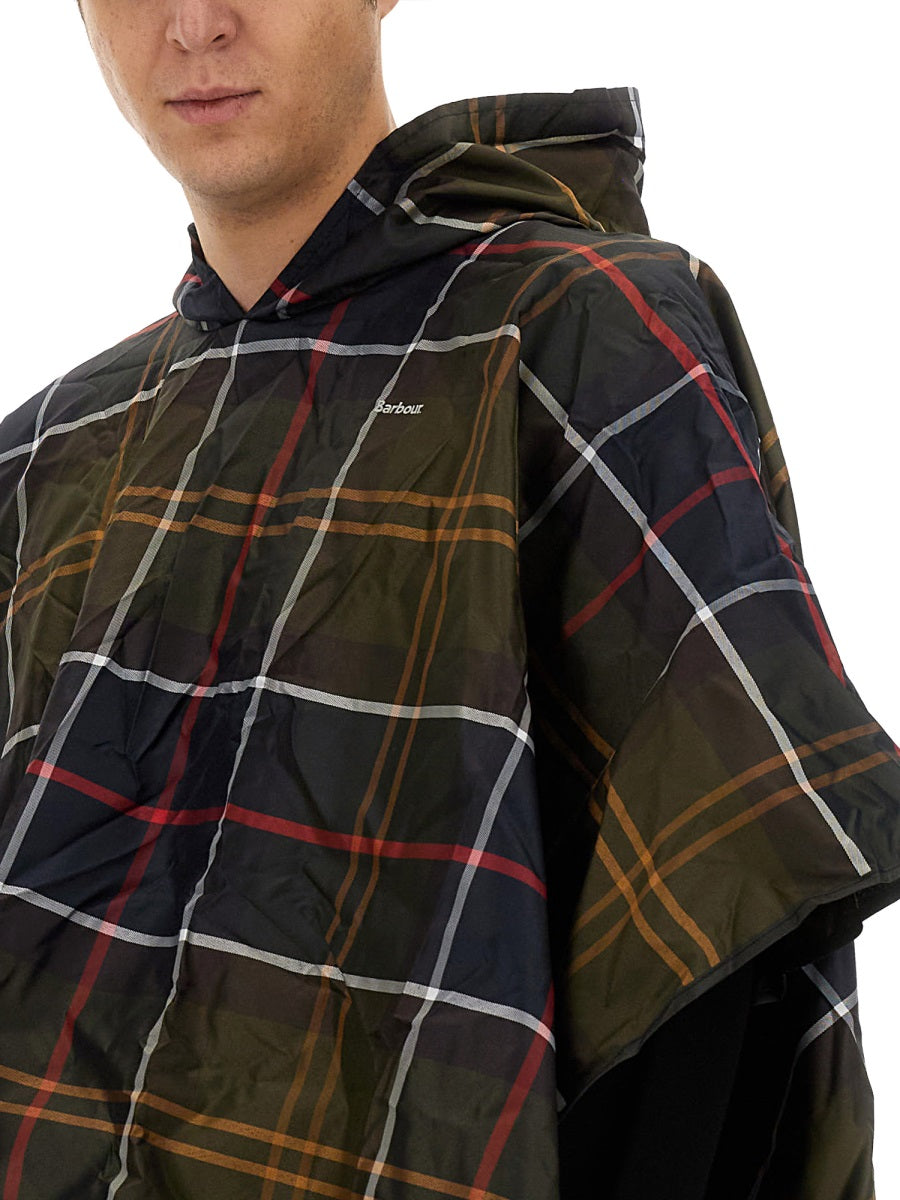 PONCHO CON MOTIVO TARTAN