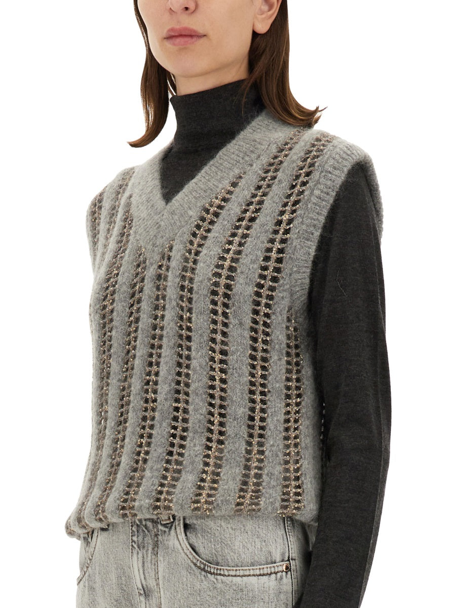 V-NECK VEST