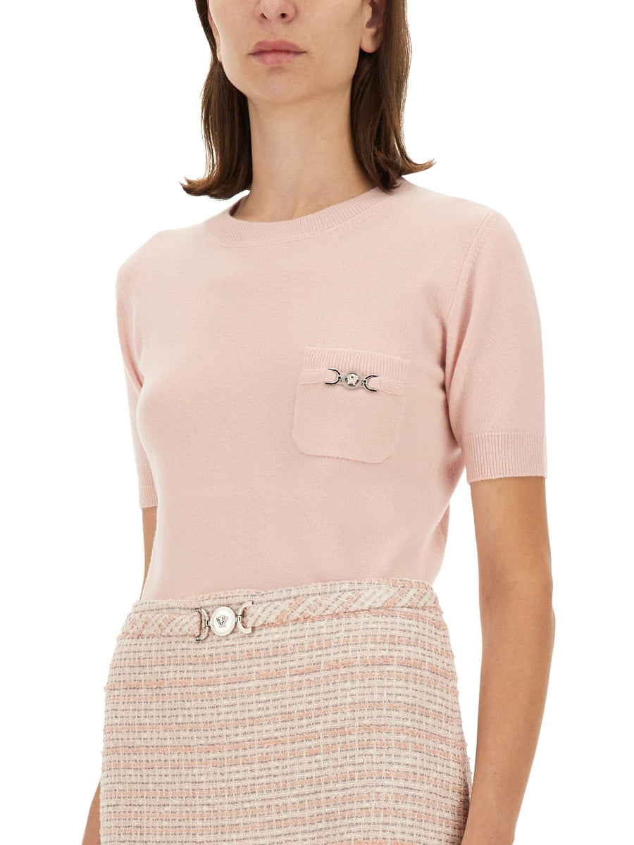 CASHMERE BLEND KNIT TOP