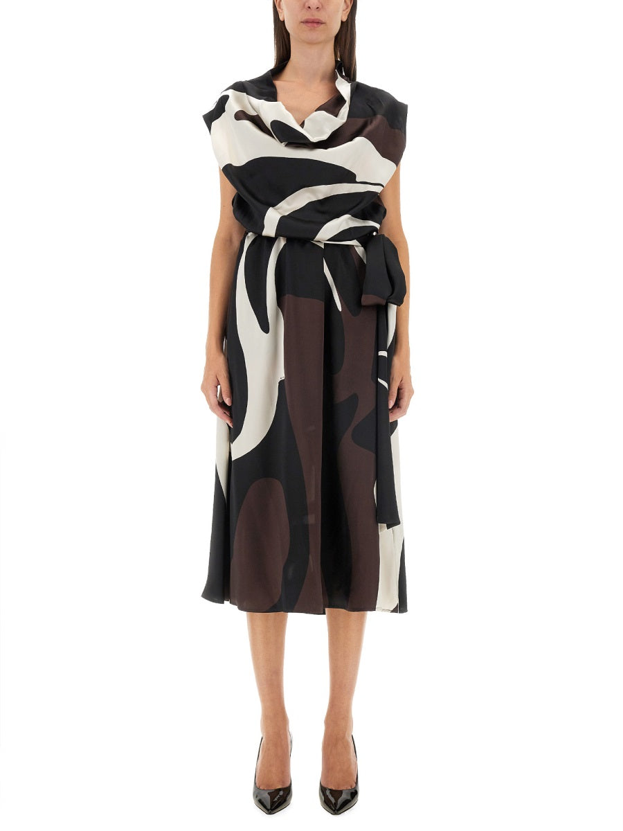DRESS WITH PRINT