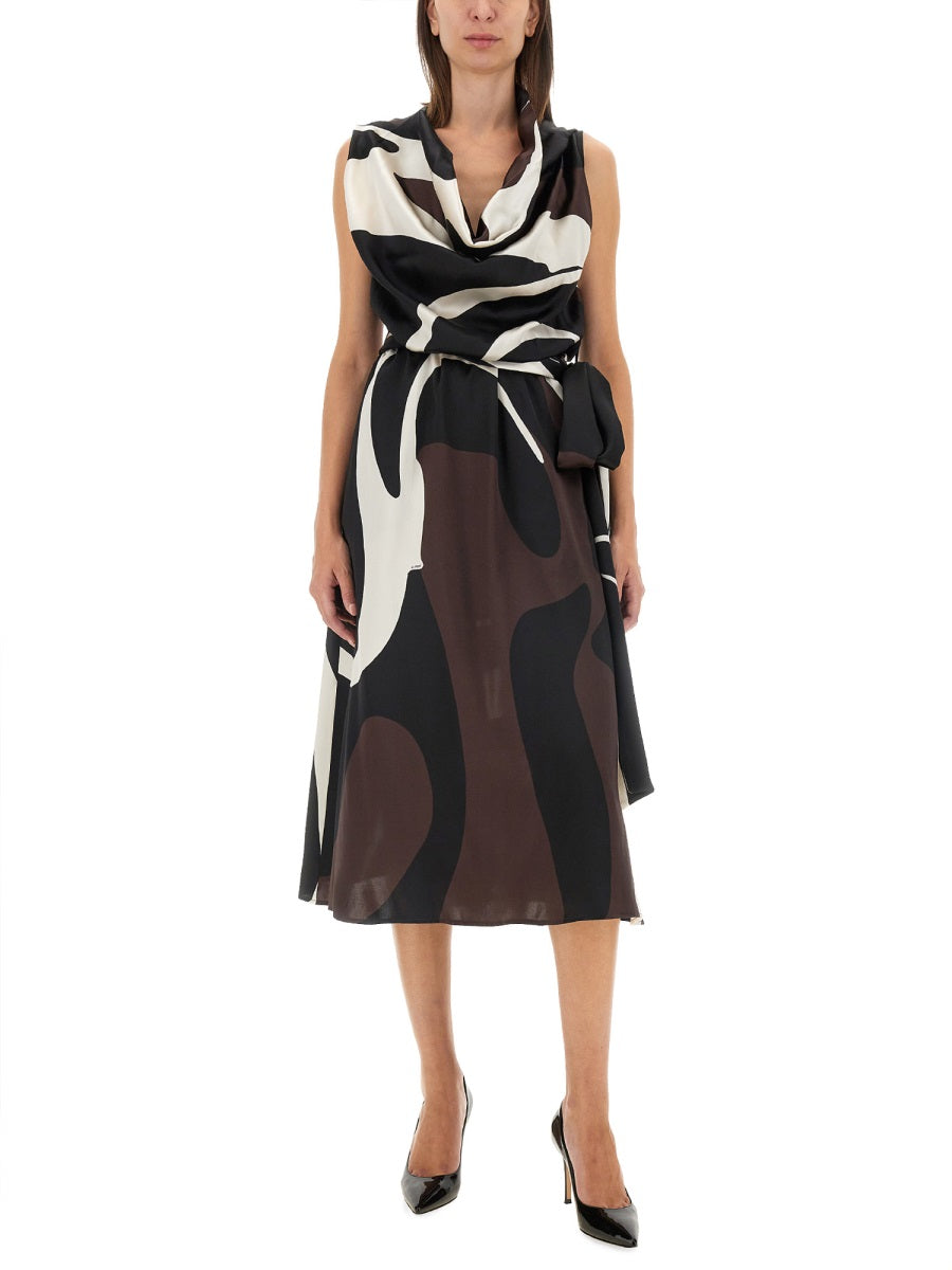 DRESS WITH PRINT