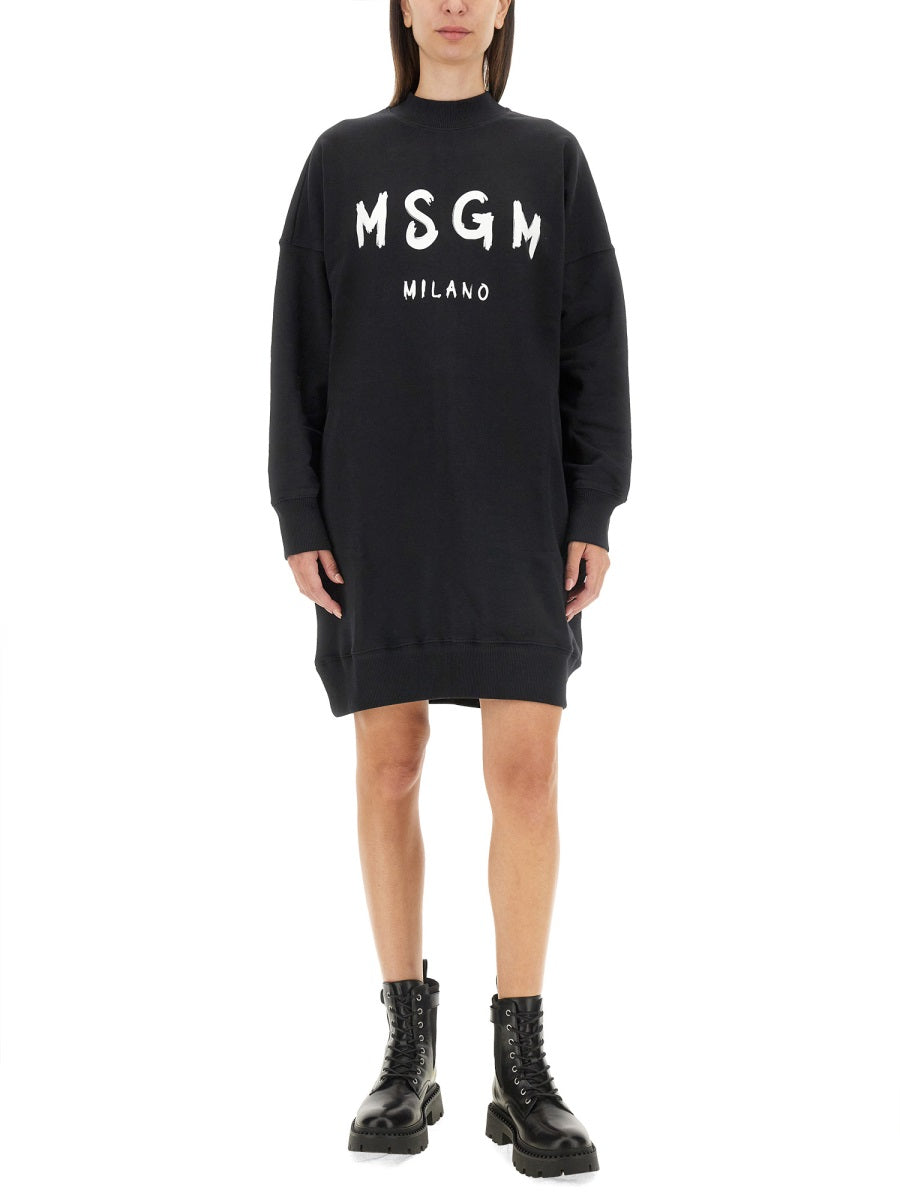 BRUSHED LOGO DRESS
