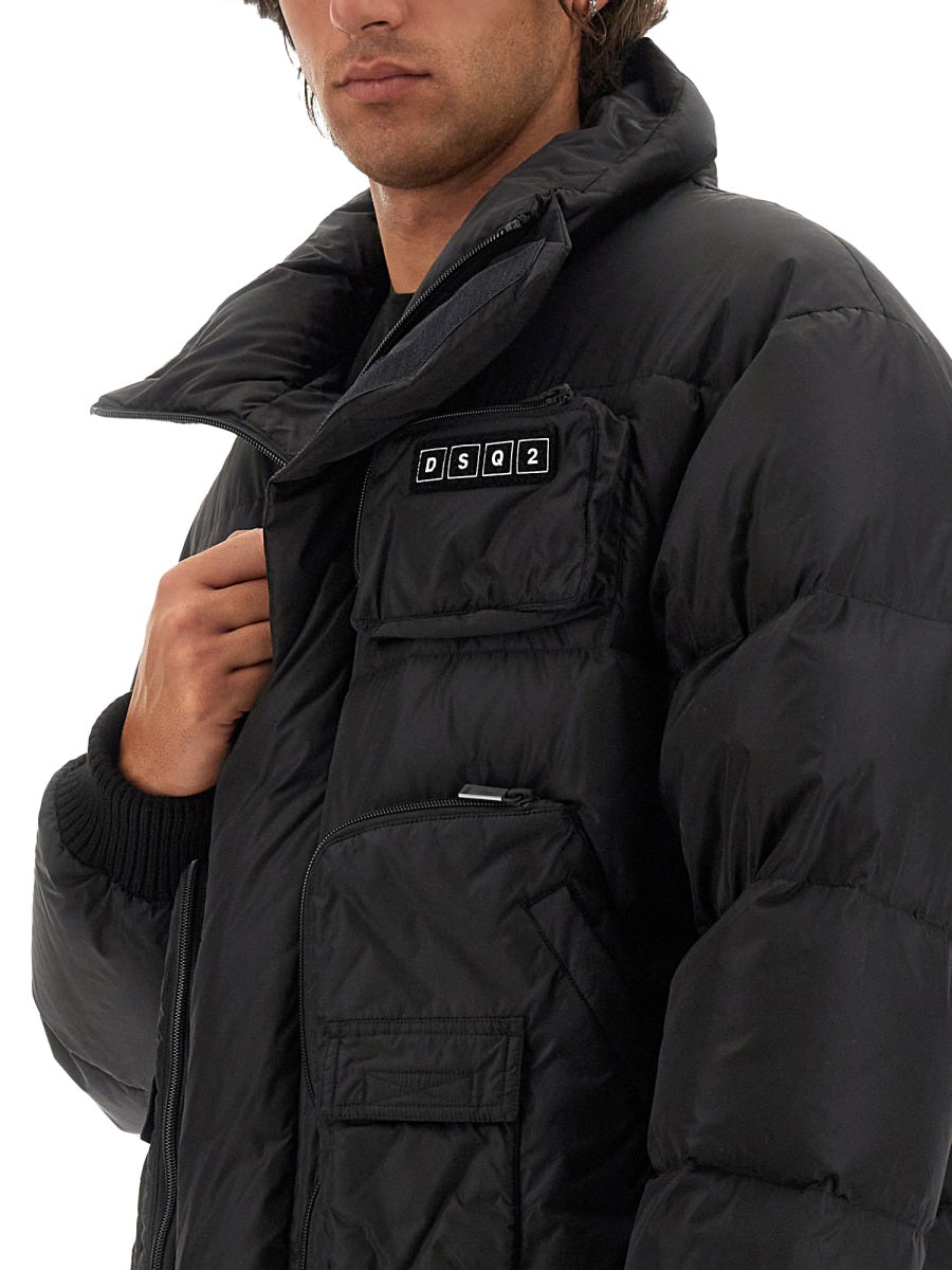 DOWN JACKET WITH LOGO