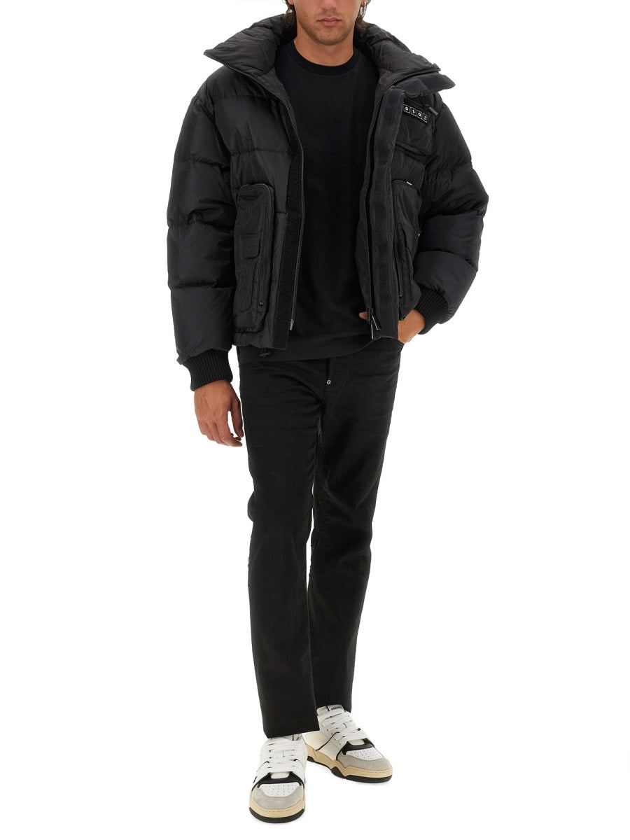 DOWN JACKET WITH LOGO