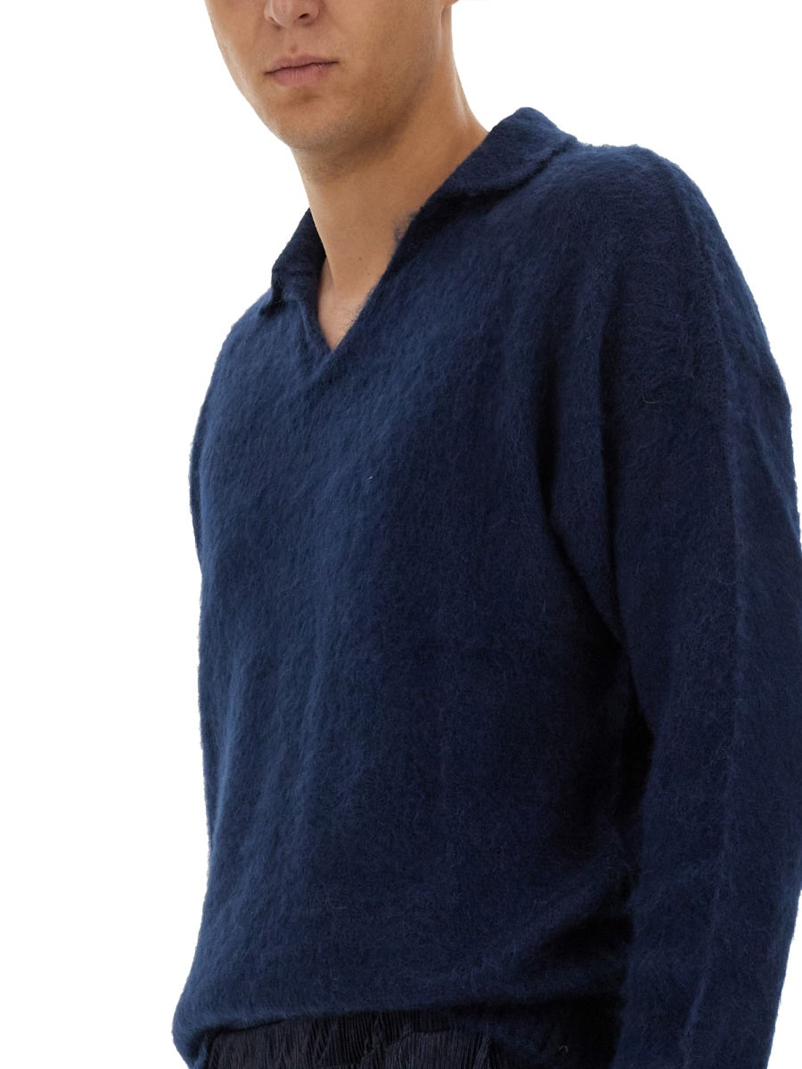 KNITTED POLO.