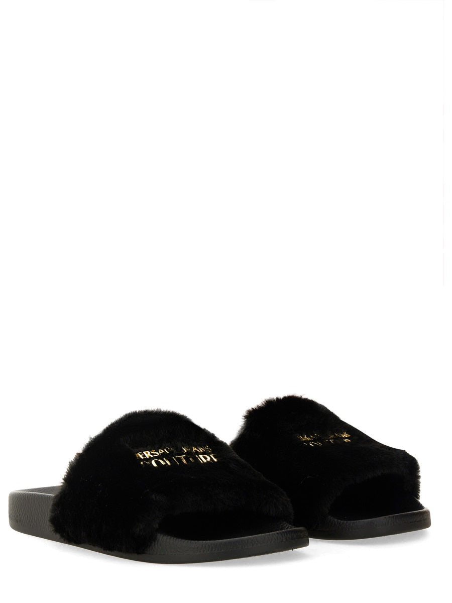 SLIDE SANDAL WITH LOGO