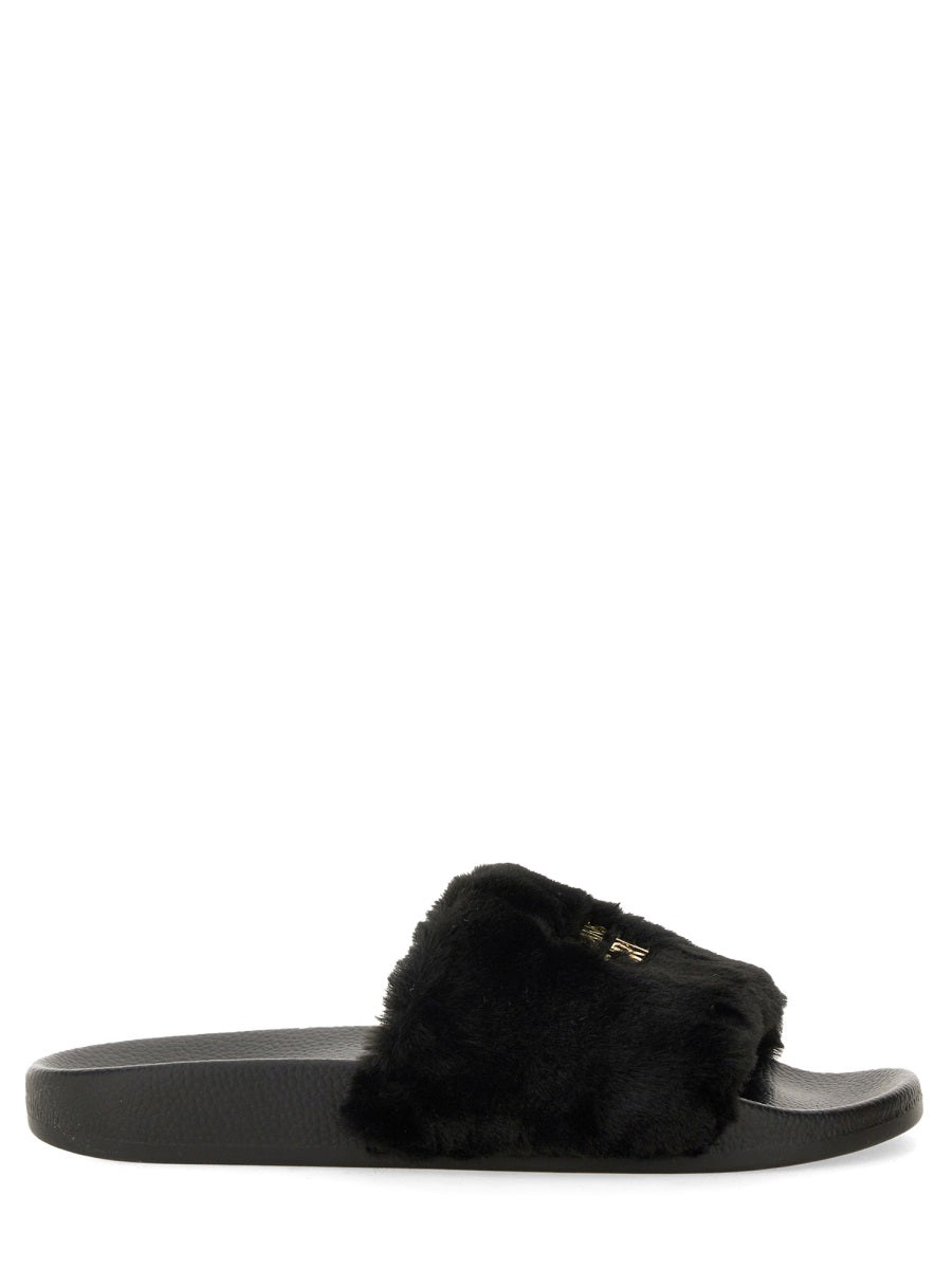 SLIDE SANDAL WITH LOGO
