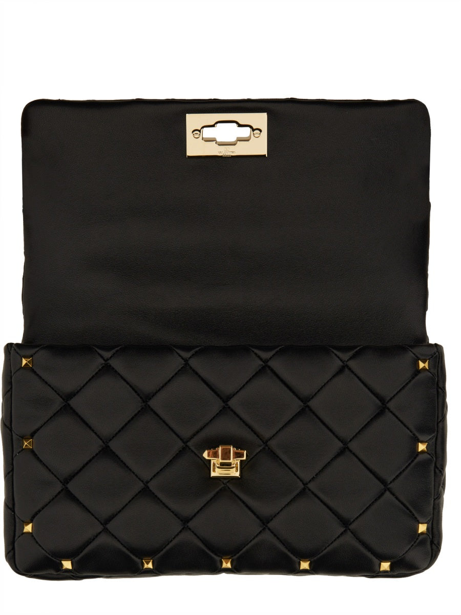 ROCKSTUD SPIKE SHOULDER BAG SMALL