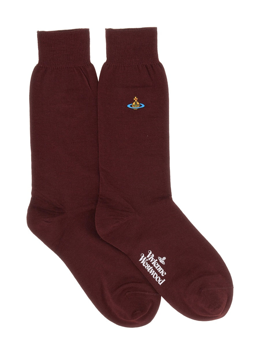 SOCKS WITH ORB EMBROIDERY