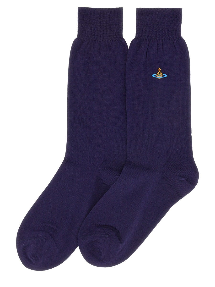 SOCKS WITH ORB EMBROIDERY
