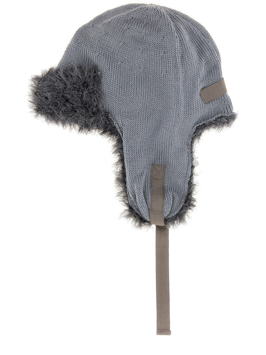 WOOL KNIT AVIATOR HAT