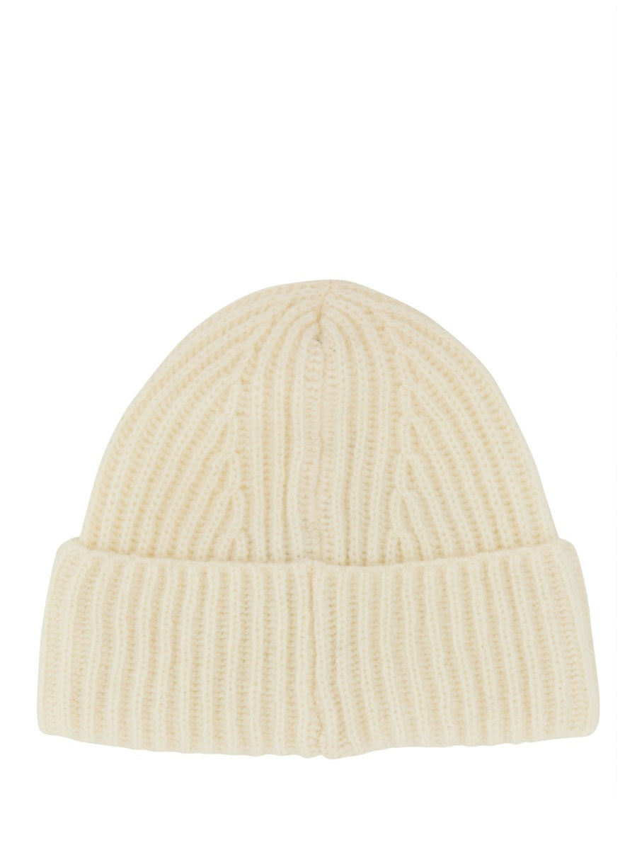BEANIE HAT WITH LOGO PATCH