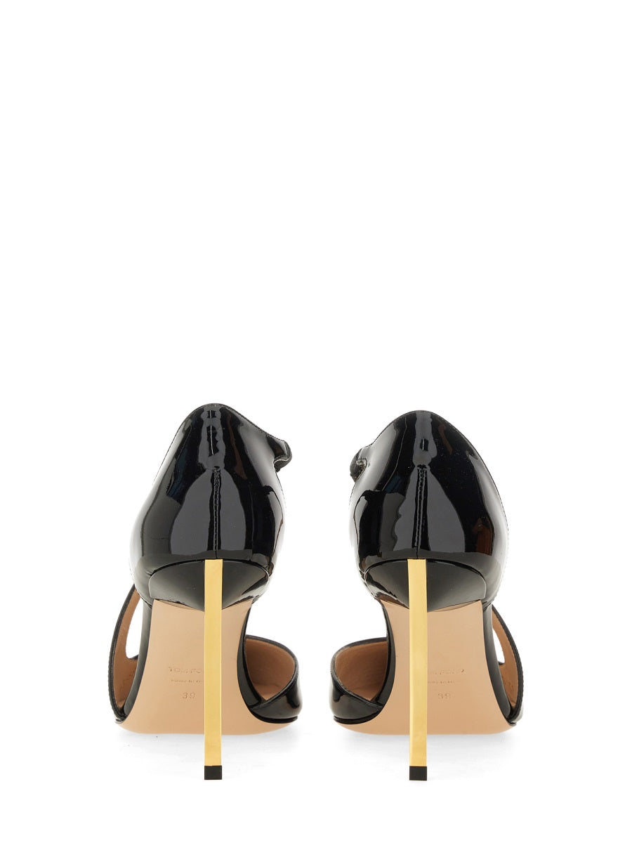 PATENT LEATHER "NEWTON" PUMPS