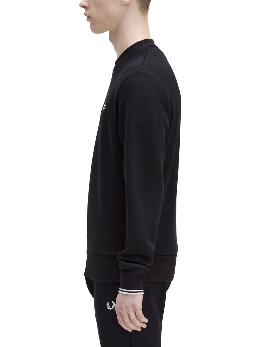 SWEATSHIRT WITH LOGO EMBROIDERY