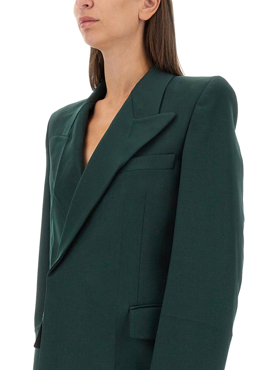 JACKET WITH POINTED SHOULDERS
