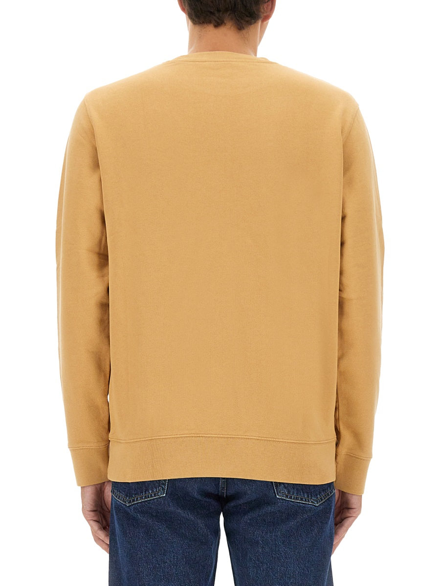 SWEATSHIRT WITH LOGO PATCH