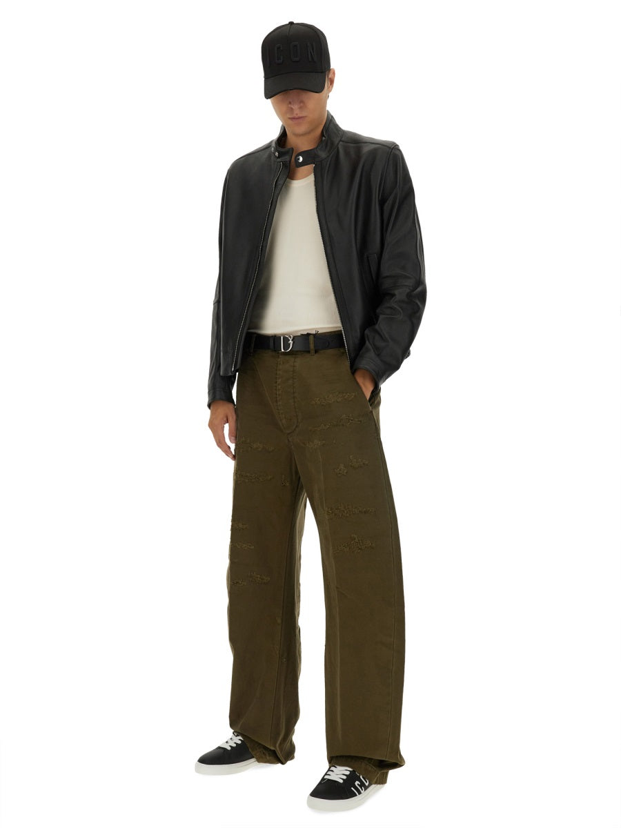 RIPPED BIG CHINO PANTS