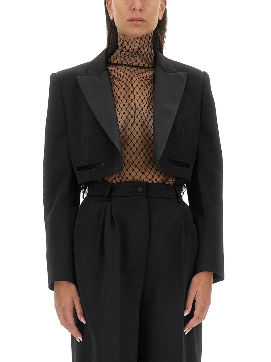 SPENCER WOOL GABARDINE TUXEDO