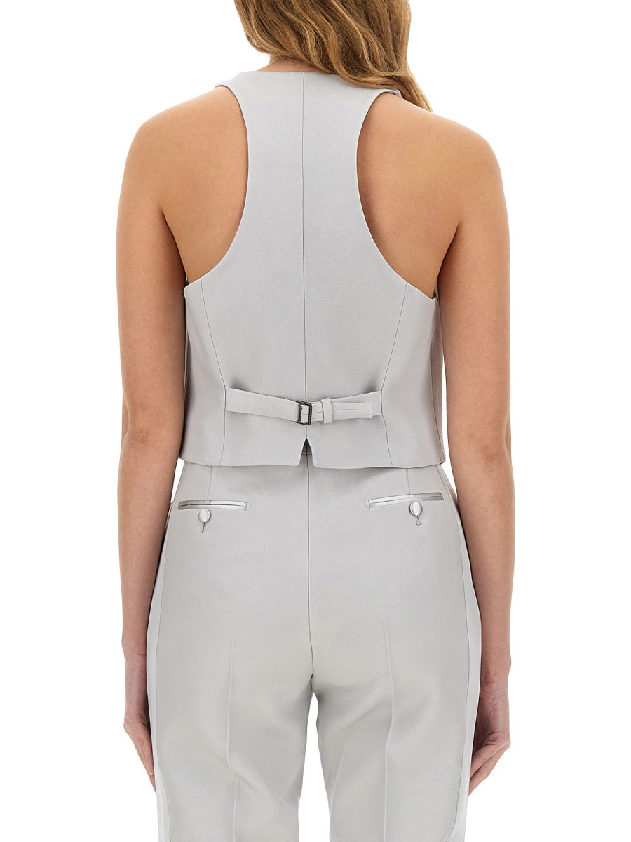 "BARATHEA" SILK WOOL VEST