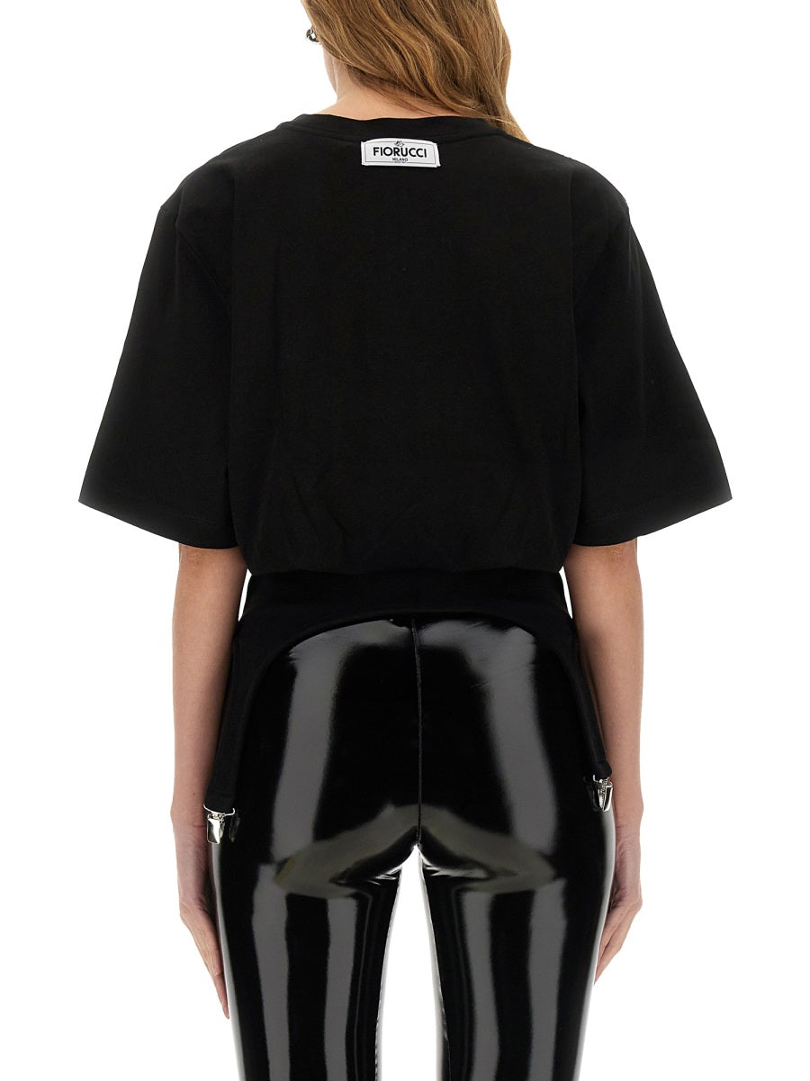 T-SHIRT WITH SUSPENDERS