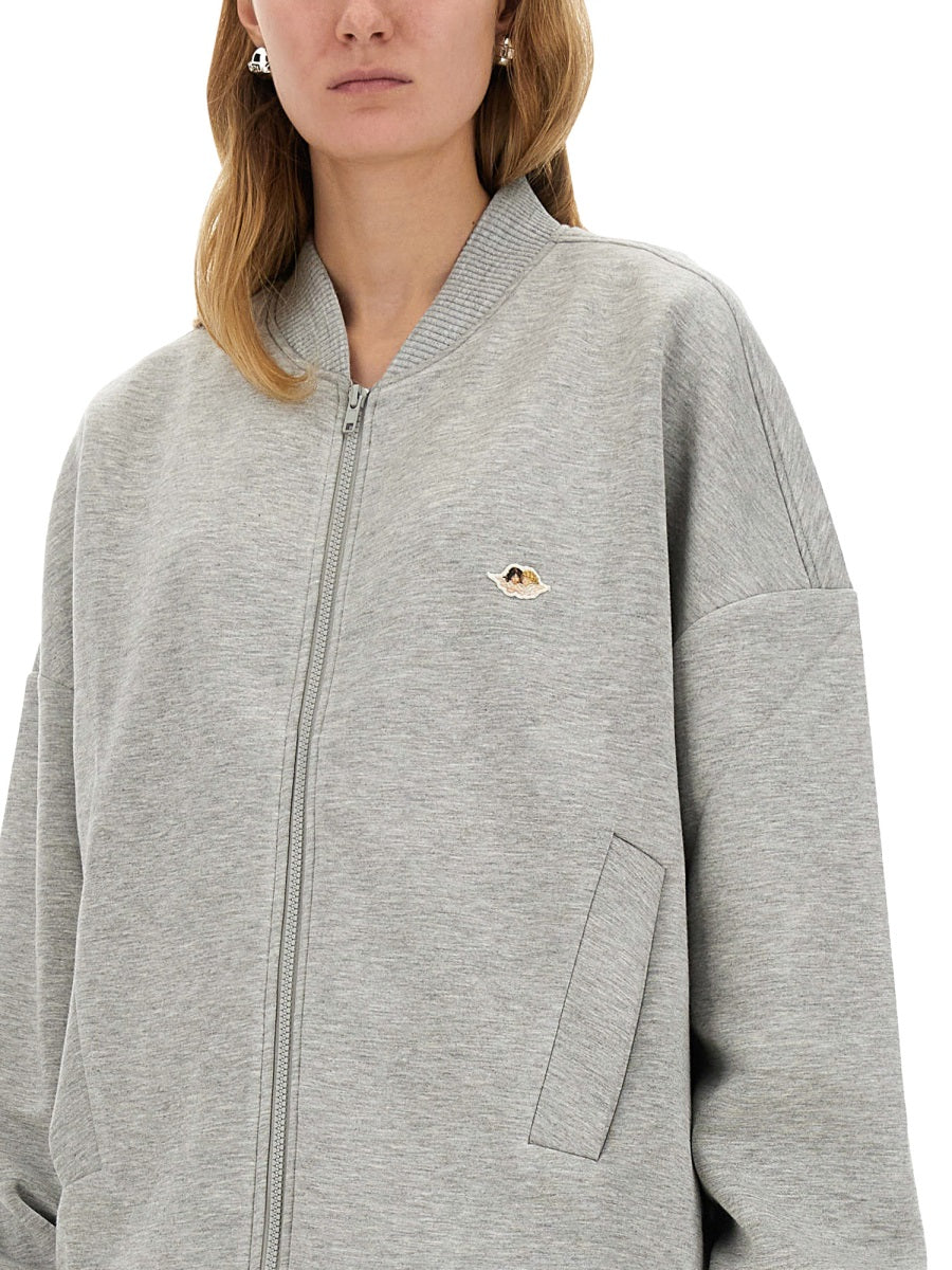 ZIPPERED SWEATSHIRT "ANGEL"