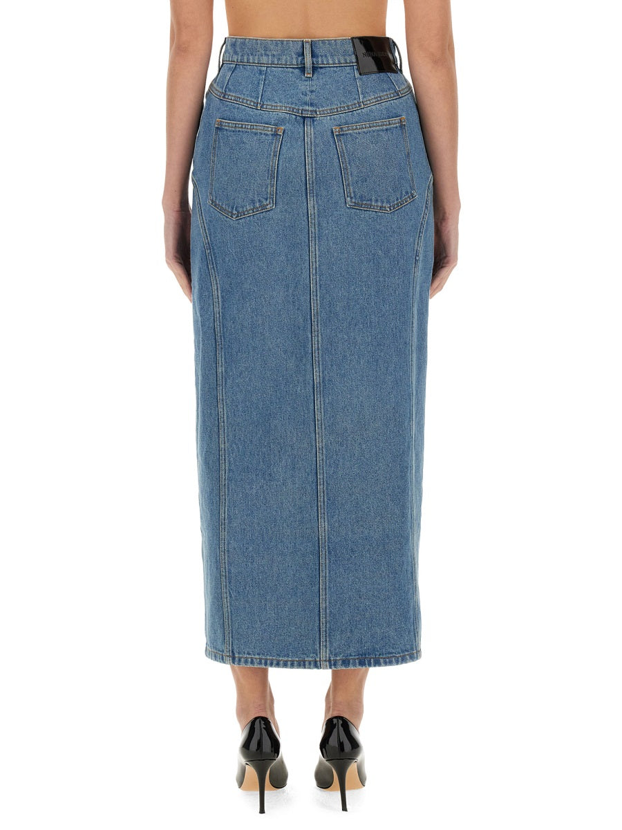 LONG DENIM SKIRT