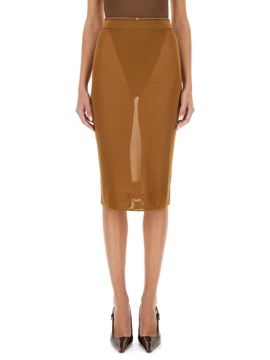 KNIT PENCIL SKIRT