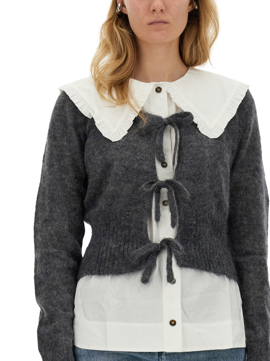 CUT OUT CARDIGAN