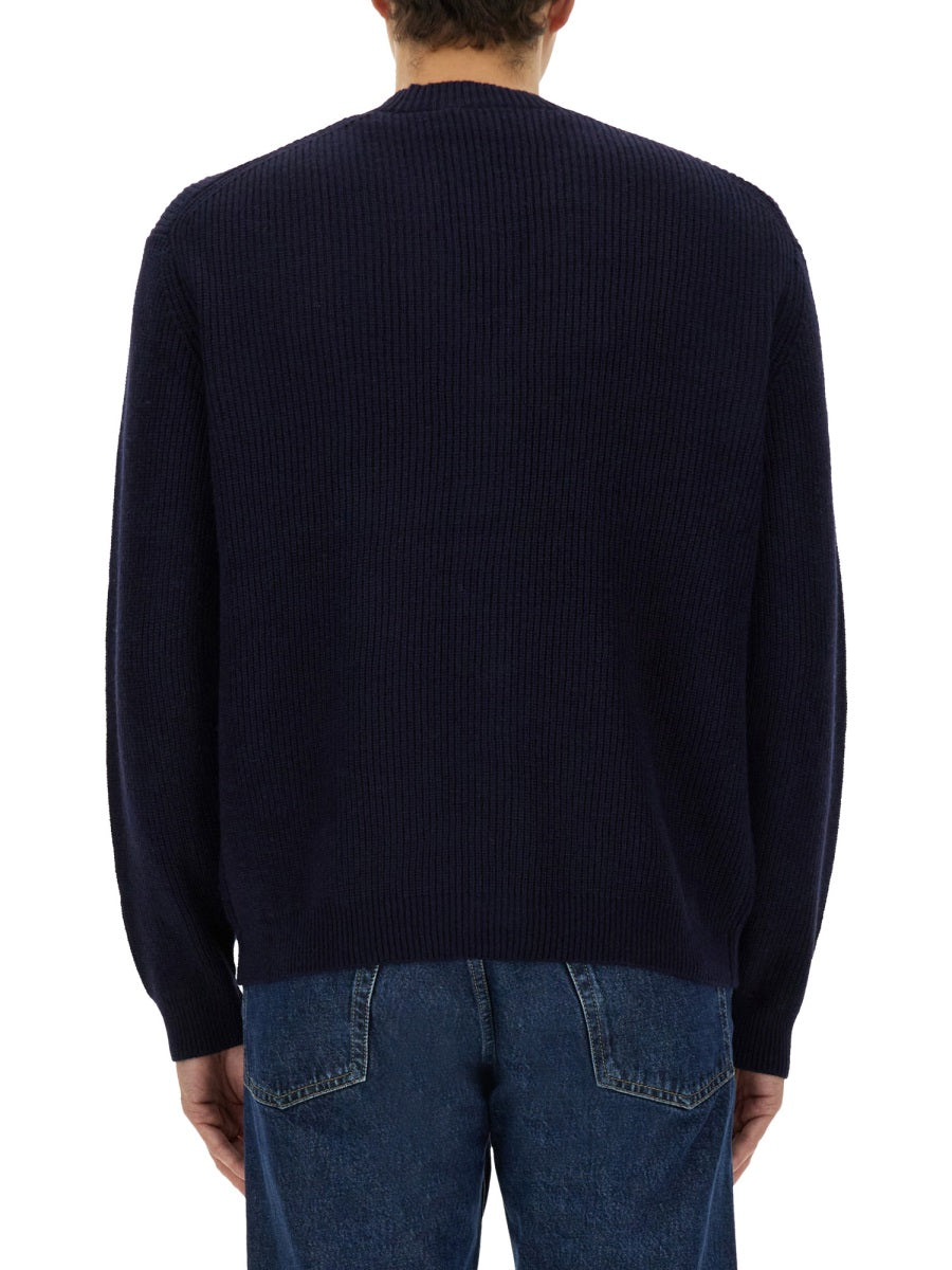 RIBBED CARDIGAN