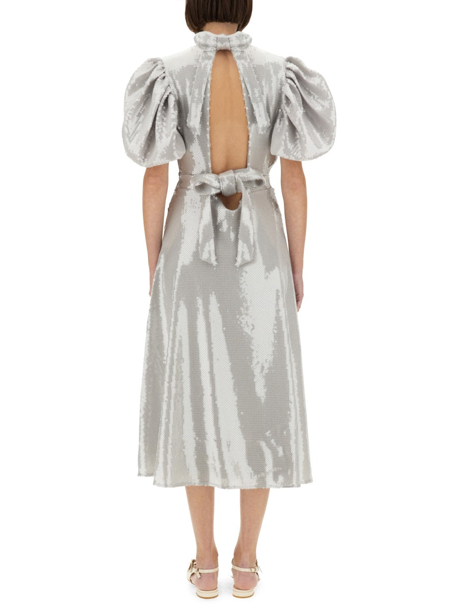 MIDI DRESS WITH SEQUINS