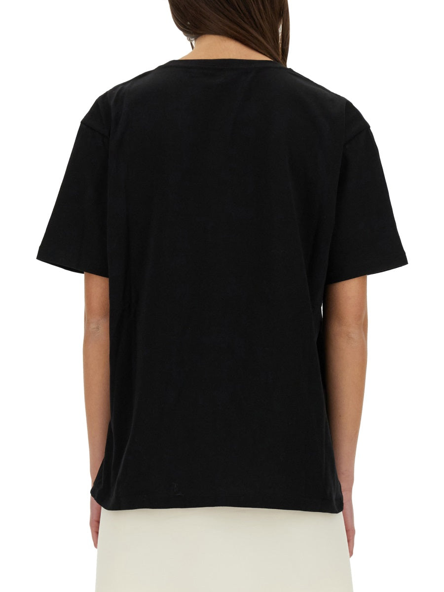 "CHEZ VALENTINO" PRINT T-SHIRT