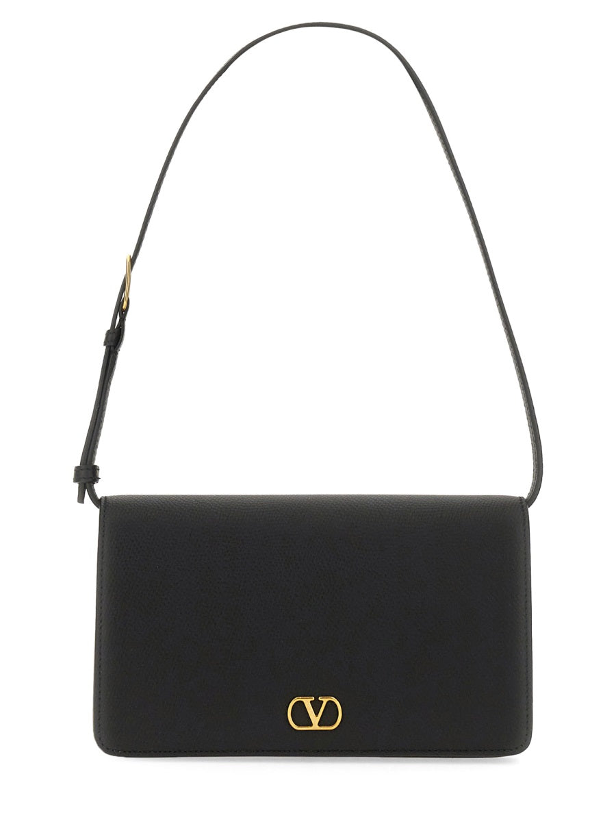 VLOGO SIGNATURE SHOULDER STRAP WALLET