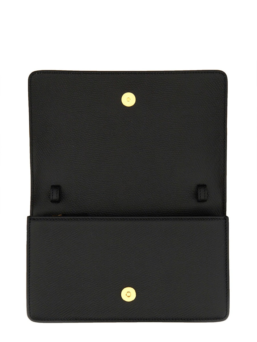 VLOGO SIGNATURE SHOULDER STRAP WALLET
