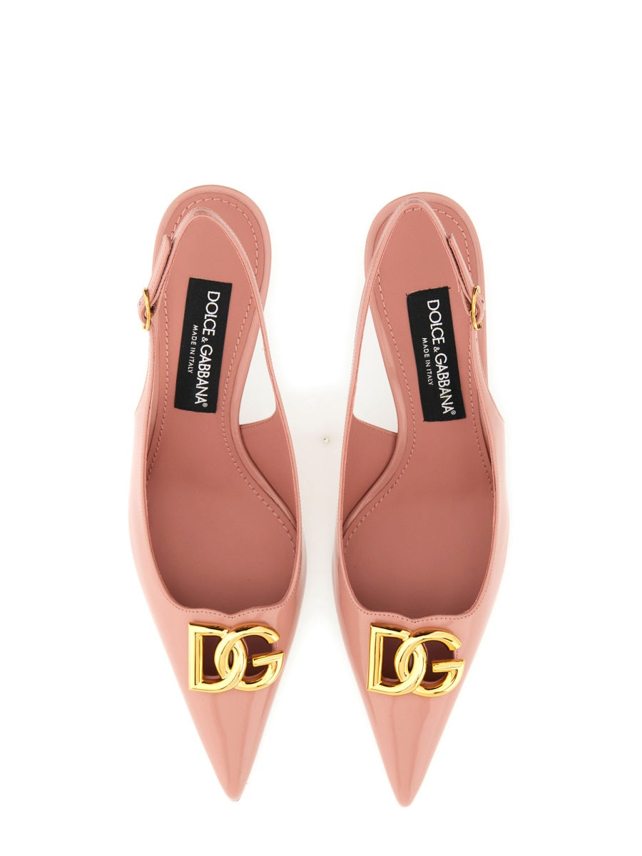 LEATHER SLINGBACK