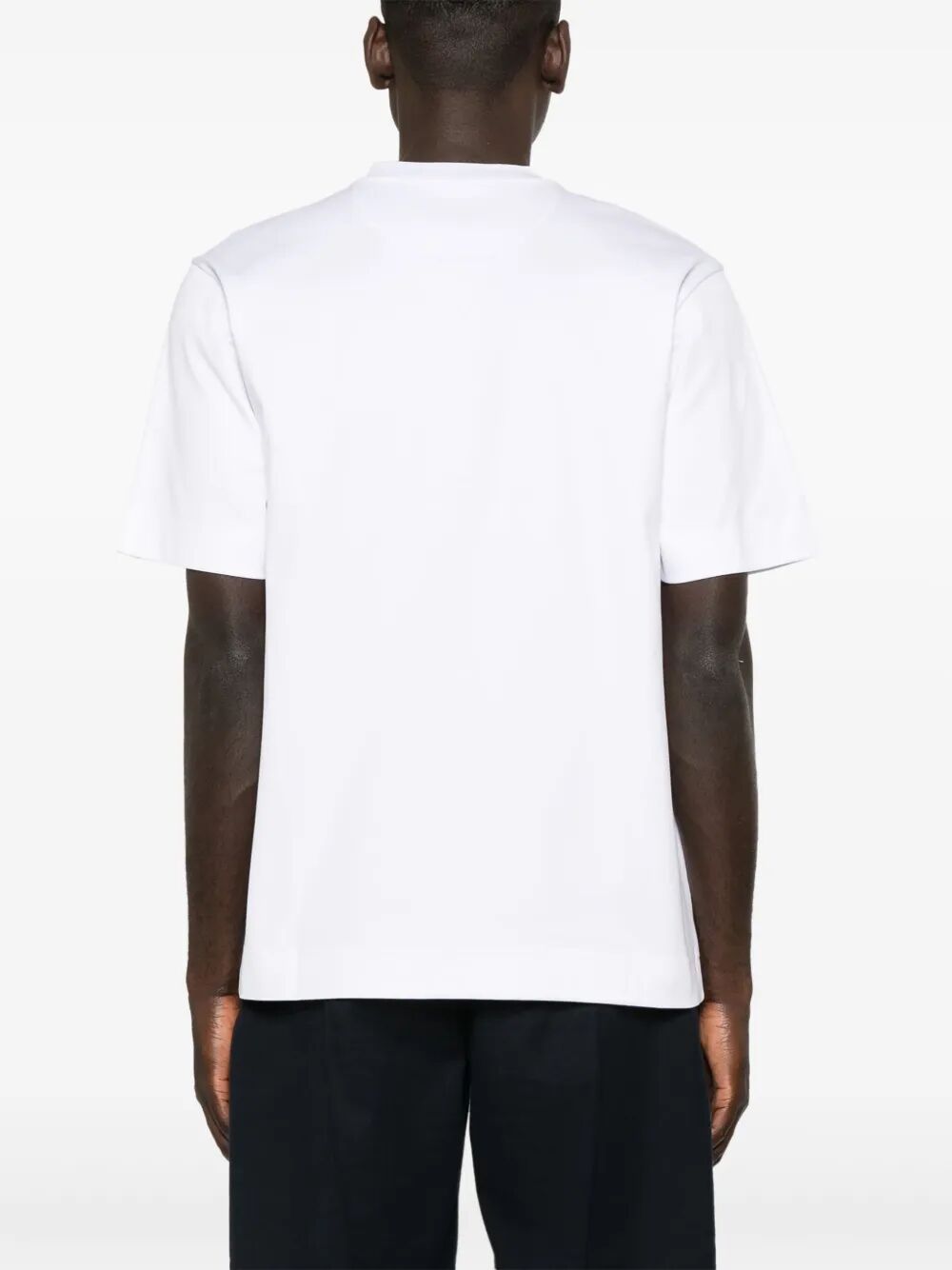 ZIP-DETAIL FENDI ROMA COTTON T-SHIRT