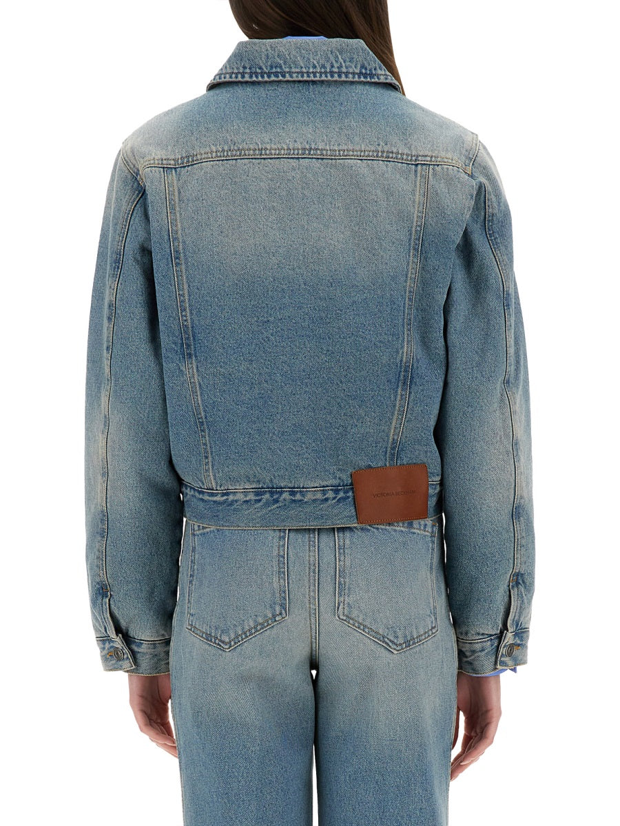 PADDED DENIM JACKET
