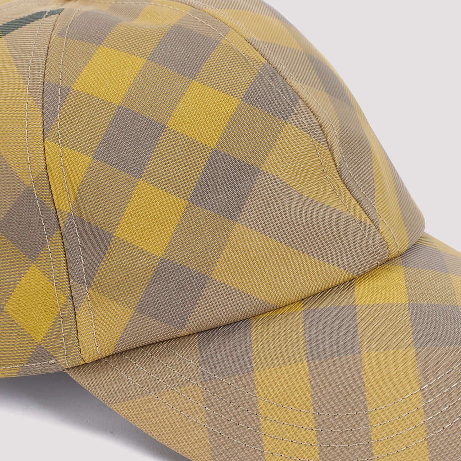 check-pattern Baseball Cap