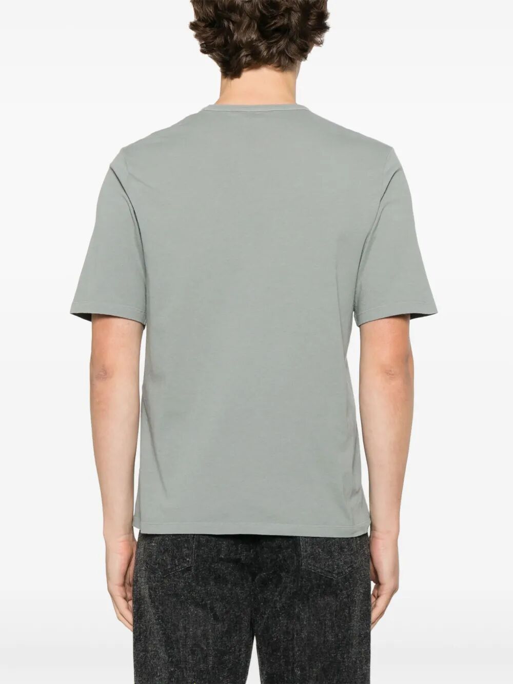 TONAL LOGO EMBROIDERY COTTON T-SHIRT