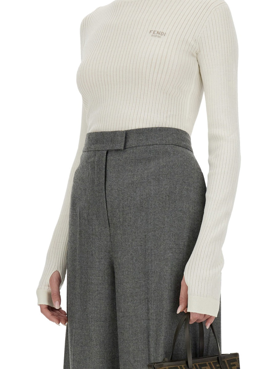 WOOL AND SILK SWEATER