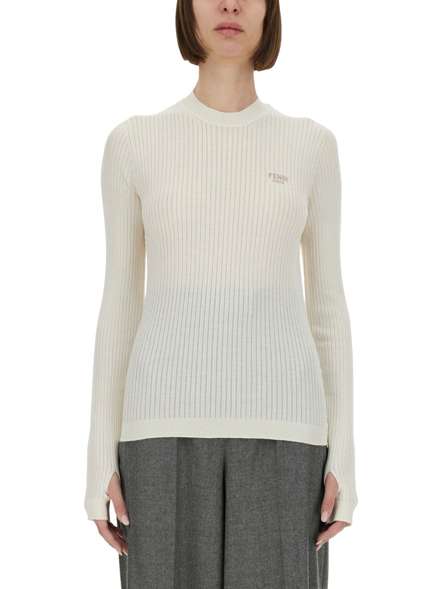WOOL AND SILK SWEATER