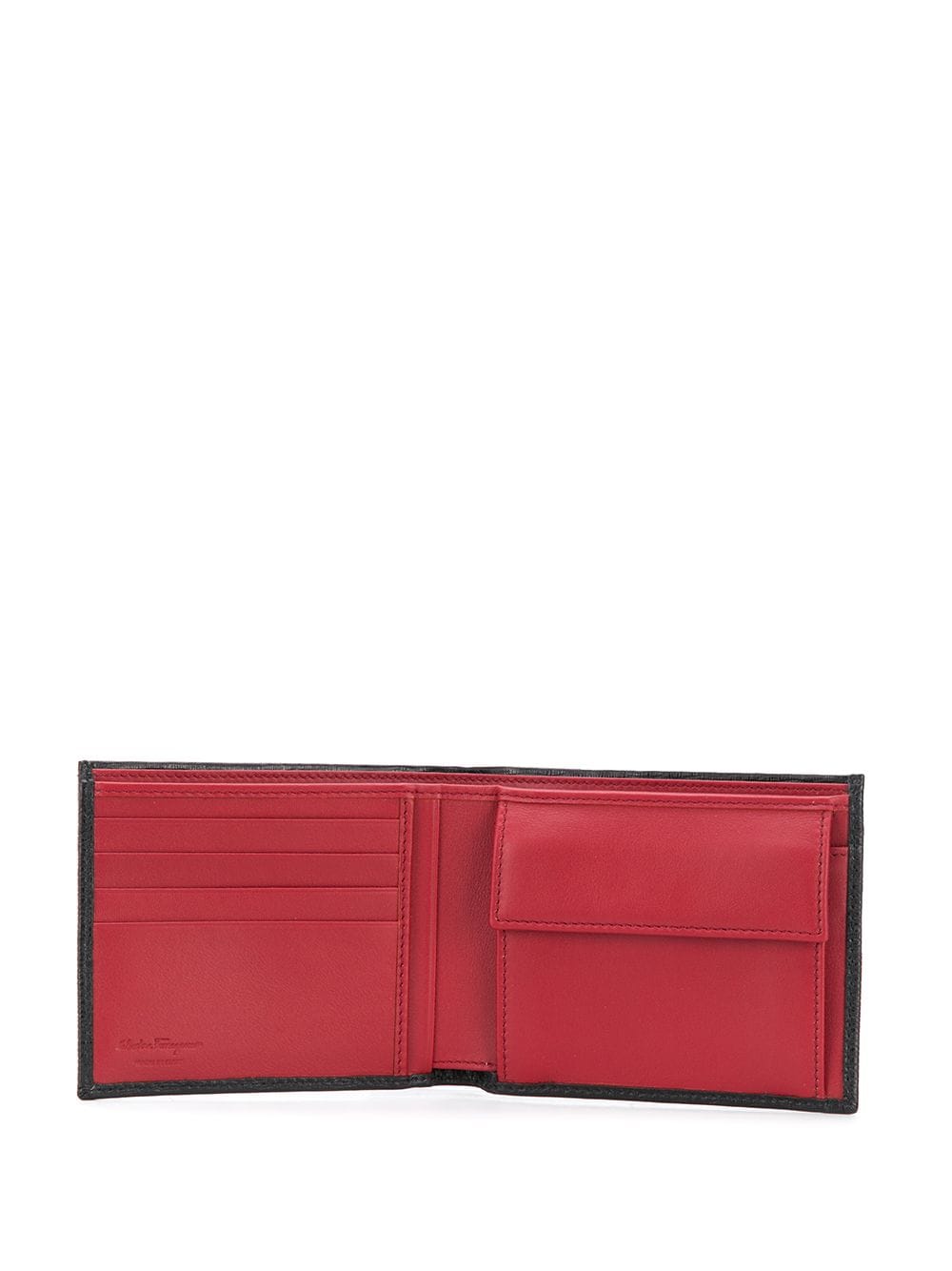 TWO-TONE BI-FOLD LEATHER WALLET