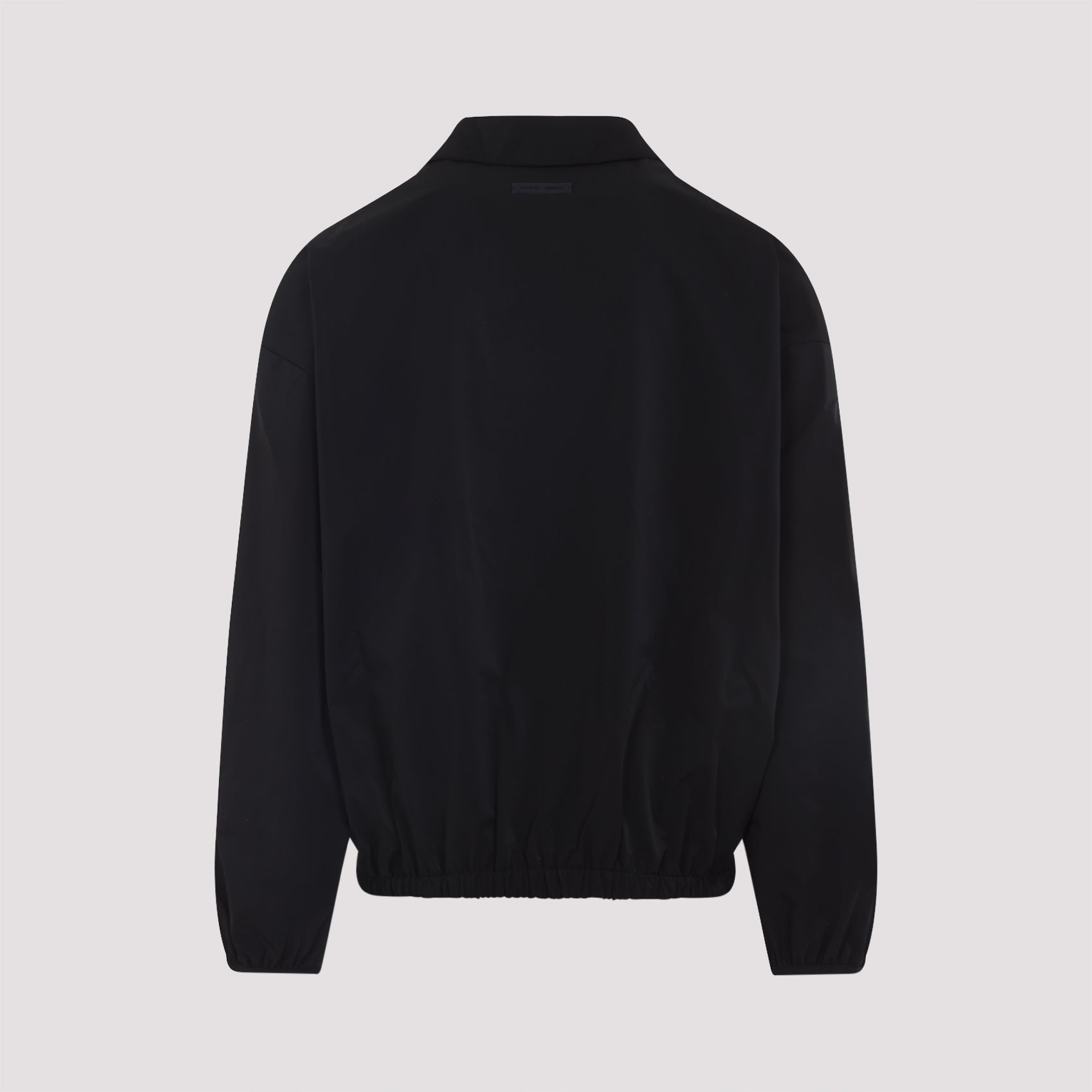 Sporty Nylon Half Zip Sweatshirt